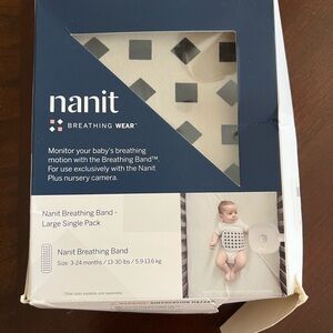 Nanit Breathing Band - Black and White